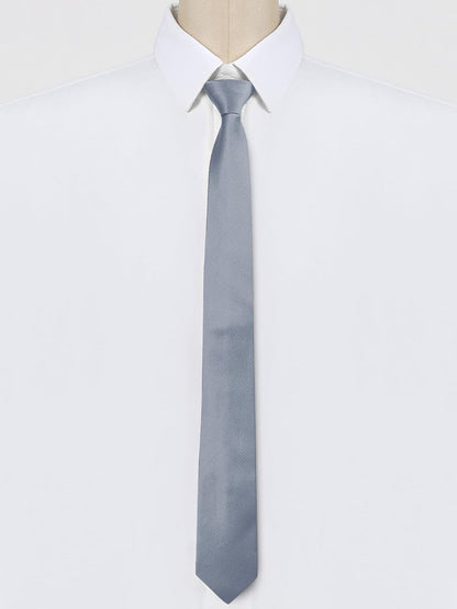 Men'S Skinny Pretied Solid Color Zipper Ties Neck Adjustable Strap Wedding Groom Tie