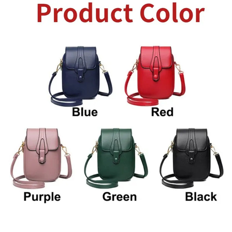 2023 New High Quality High-capacity Women's Fashion Shoulder Bag Genuine Leather Cross Body Shoulder Bags Retro Style Handbags Purses Mobile Phone Bag