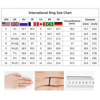 Exquisite elegant women's fashion jewelry twisted twist ring set natural white zircon ring set princess engagement wedding ring set party anniversary gift bride romantic wedding jewelry ring set size US5-11