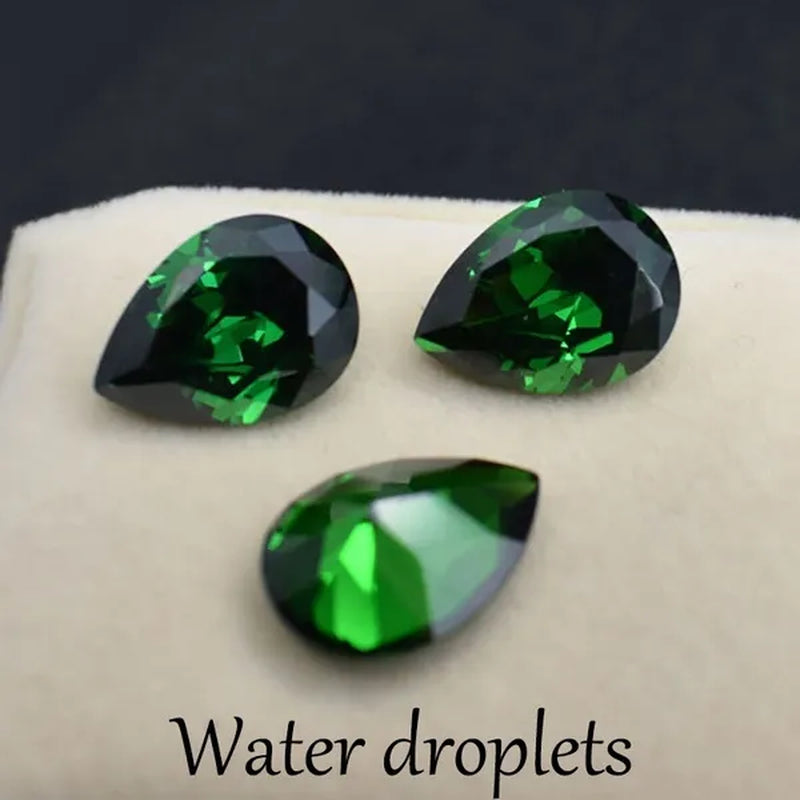 Stone of Life 3A Colombia Emerald Corundum Spinel Various Shapes Mosaic Jewelry Diy Green Gem AAA 5-7MM