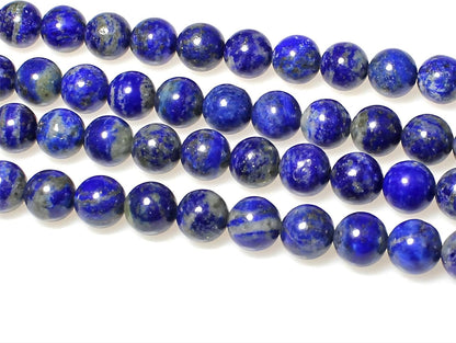 Natural Lapis Lazuli Gemstone Loose Beads round 8Mm Energy Stone Healing Power for Jewelry Making