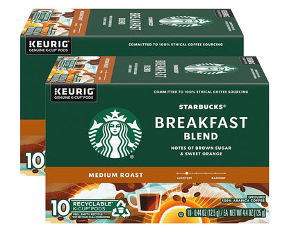 K-Cup Coffee Pods, Medium Roast Coffee, Pike Place Roast for Keurig Brewers, 100% Arabica, 6 boxes (60 pods total)
