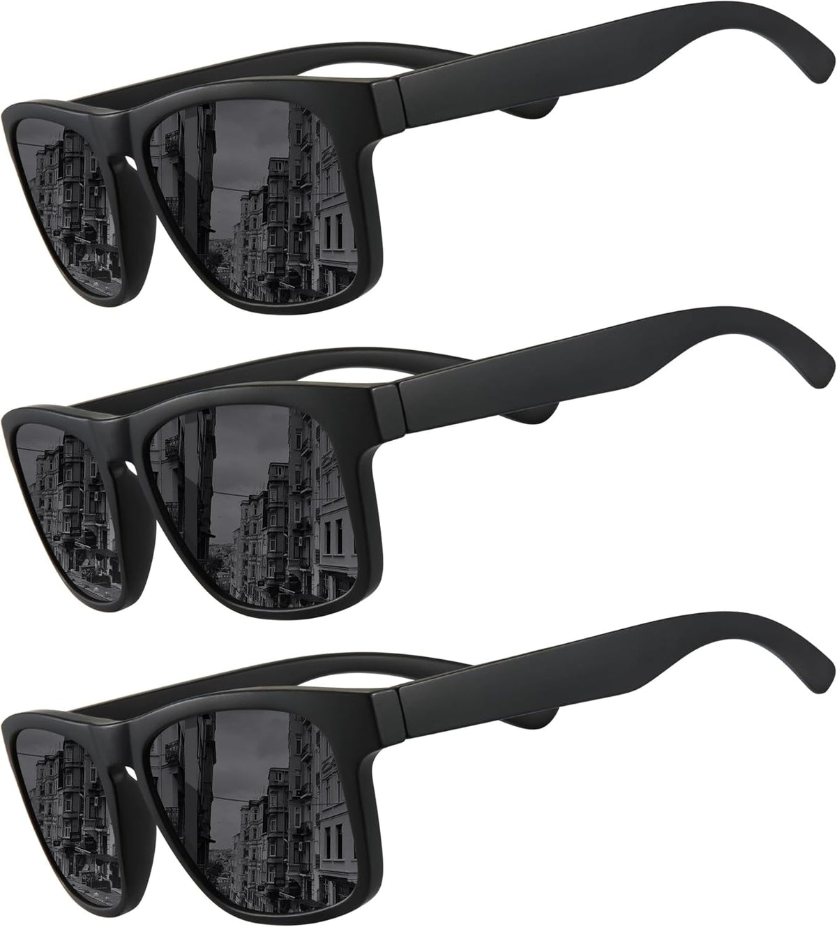 Polarized Sunglasses for Men Women UV Protection Square Frame Sport Fishing Driving Sunglasses