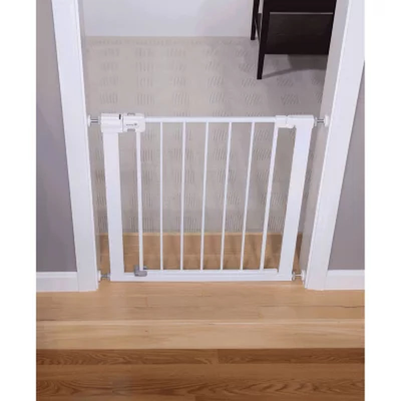 Safety 1St Easy Install Walk-Through Gate, 38" X 28", White, Choose Pack Size