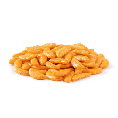 Asian Rice Cracker Chili Crescent Bits | No Artificial Colors | Crunchy & Mild | Kosher, Natural Crescent Crackers in Resealable Bags, 2 Lbs