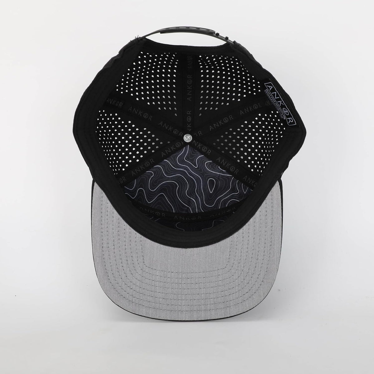 Ultra Performance Water-Resistant UPF 50 Baseball Hat | Golf | Boat | Beach | Lake | Workout | Everyday | Men and Women (Black Camo), 8