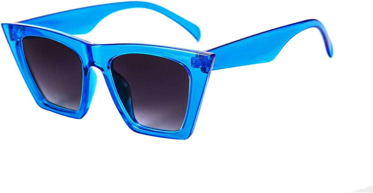 Vintage Square Cat Eye Sunglasses Women Trendy Cateye Sunglasses B2473