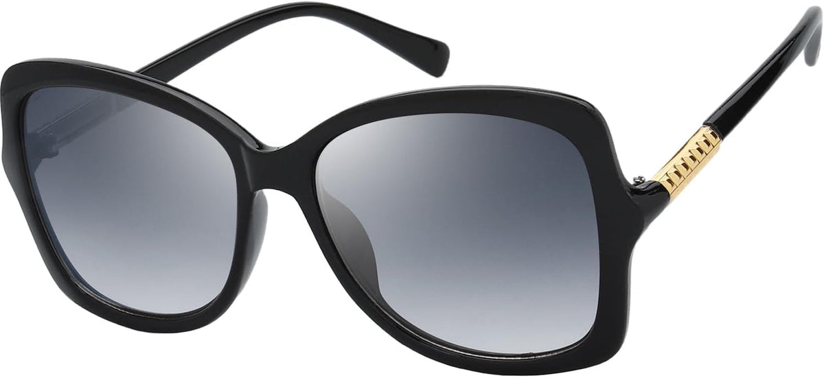 Women's Oversized Square Jackie O Cat Eye Hybrid Butterfly Fashion Sunglasses - Exquisite Packaging