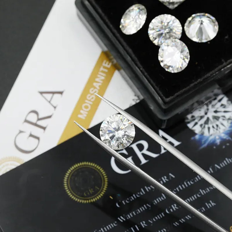 Excellent Moissanite Diamond Loose Gemstones Best G-H Color Undefined Cut Gem Stone For Jewelry Diamond Ring