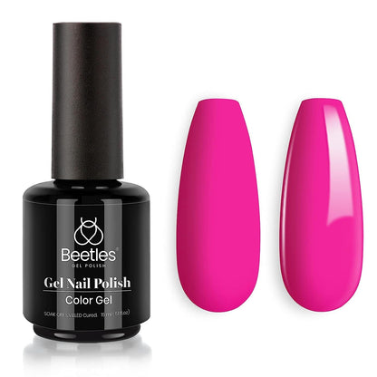 beetles Gel Nail Polish, 1Pcs 0.5Oz 15ml Sheer Pink Gel Polish,Light Nude Nail Gel Neutral Soak off Uv Led Lamp Needed Manicure for Home Salon Nail Art DIY, Spring Gel for Girls, 2024 New Trend