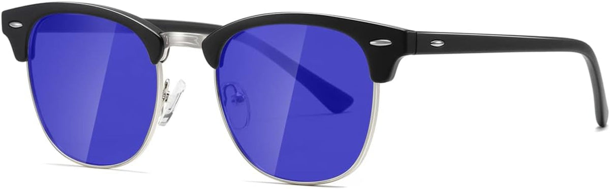 Polarized Sunglasses For Women And Men Semi Rimless Frame Retro Sun Glasses AE0369