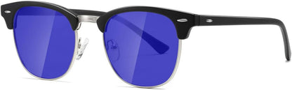 Polarized Sunglasses For Women And Men Semi Rimless Frame Retro Sun Glasses AE0369