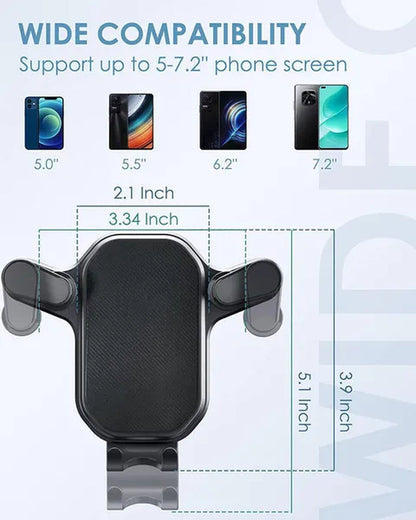 SEAMETAL 1Pc Air Vent Car Phone Holder 360 Rotation Navigation GPS Holder Car Air Outlet Clip Phone Support Bracket