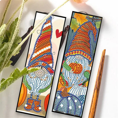 100 Styles DIY Butterfly Flower Diamond Painting Tassel Leather Bookmark 5D Fashion Cross Stitch Craft Christmas Gift @#A11