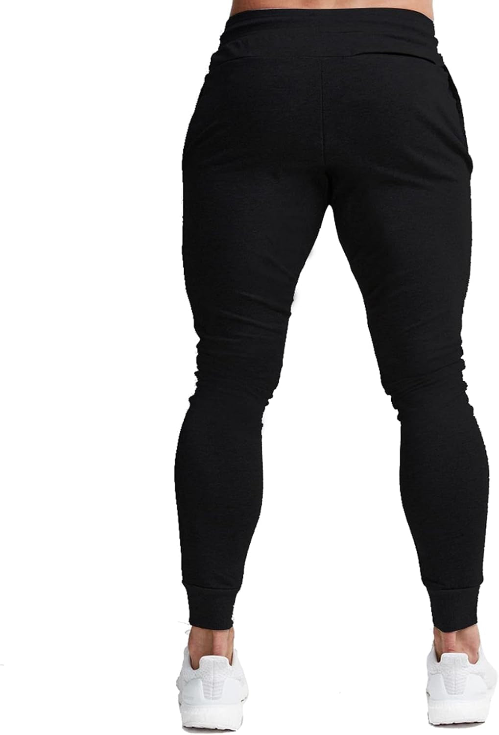 Men'S Slim Joggers Workout Pants for Gym Running and Bodybuilding Athletic Bottom Sweatpants with Deep Pockets