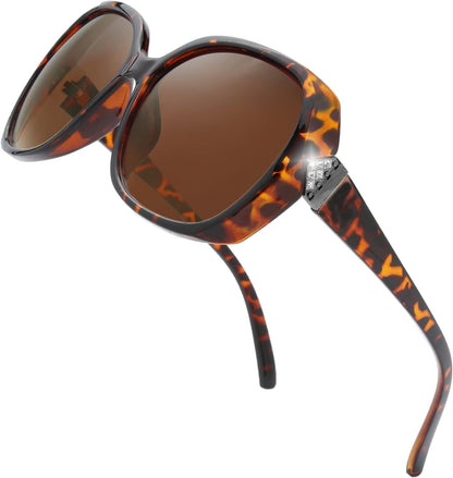 Women's Oversized Square Jackie O Cat Eye Hybrid Butterfly Fashion Sunglasses - Exquisite Packaging
