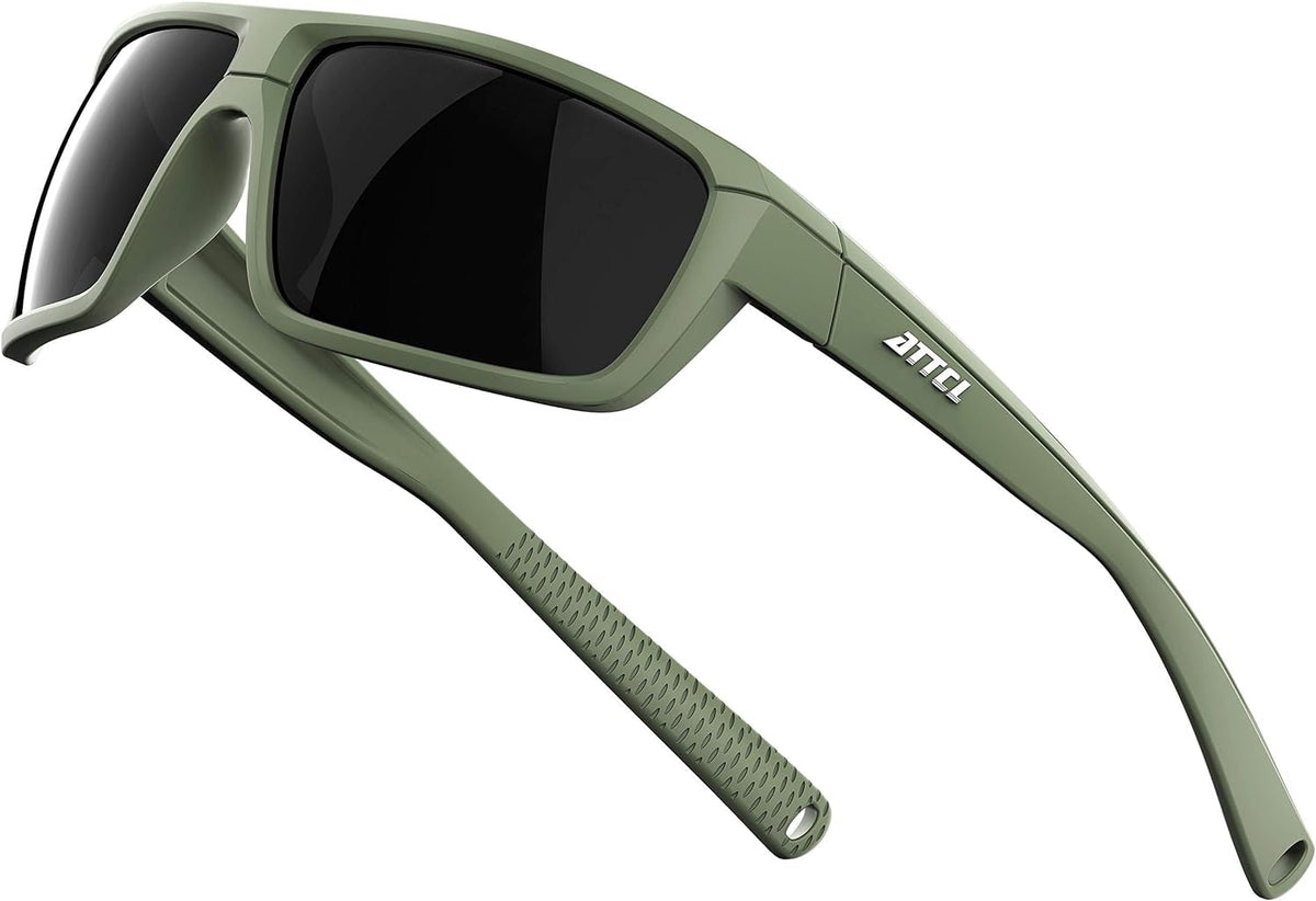 Polarized Wrap Sunglasses For Men - Fishing Sports Glasses UV Protection