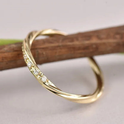 Fashion Jewelry for Women Gold Color Wedding Ring Female Engagement Party Gift Zircon Rings
