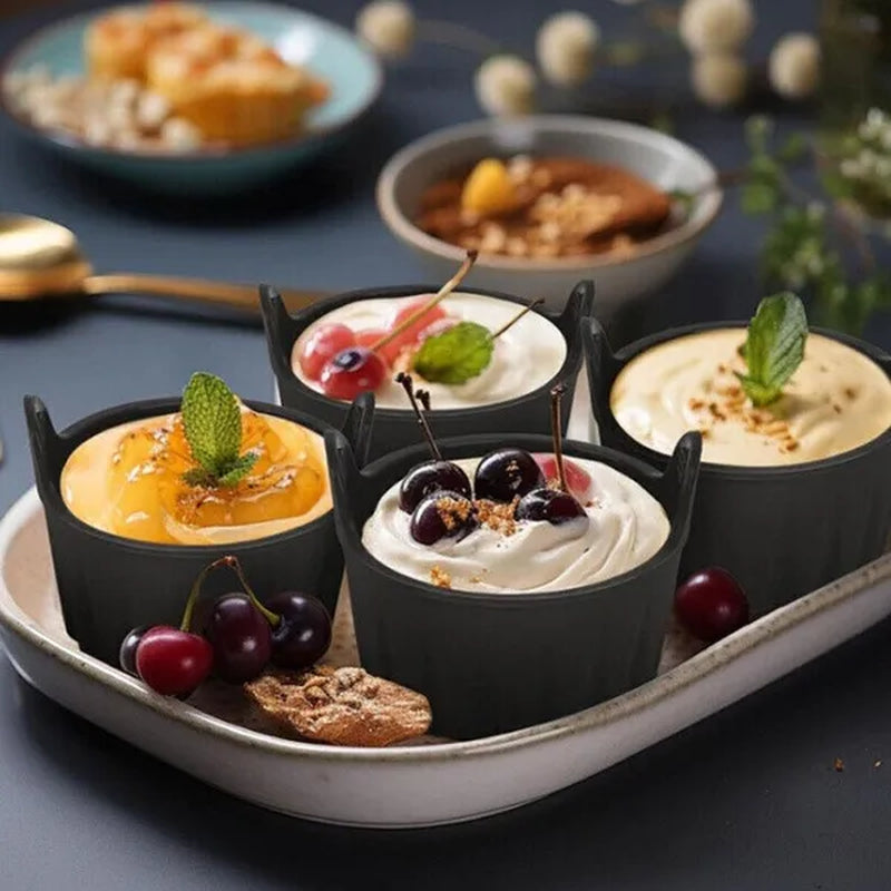 Air Fryer Egg Mould,Silicone Ramekins for Air Fryer Tools Reusable Air Fryer Baking Cup Air Fryer Accessories