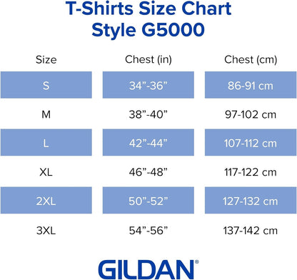 Unisex Adult Heavy Cotton T-Shirt, Style G5000, Multipack