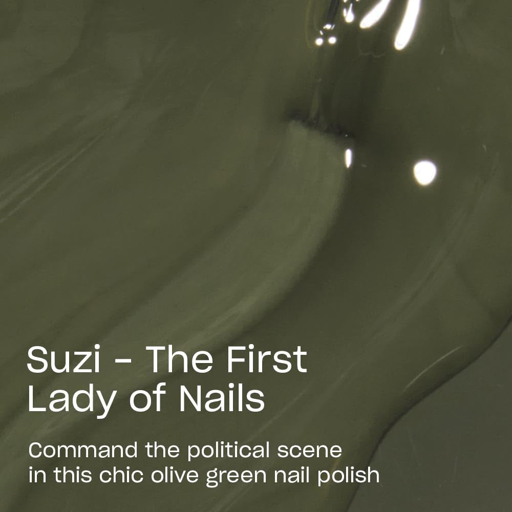 OPI Nail Lacquer Nail Polish | Opaque Dark Blue Green Crème Chip Resistant Nail Polish | Vegan, Fast Drying, Streak Free