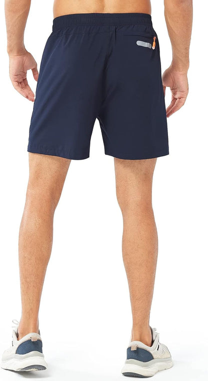 Men'S Athletic Running Shorts Quick Dry Workout Shorts 7"/ 5"/ 9" Lightweight Sports Gym Basketball Shorts Hiking