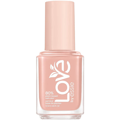LOVE by  Nail Polish, 80% Plant-based, Salon-Quality, Vegan, White, Blessed Never Stressed, 0.46 Fl Oz