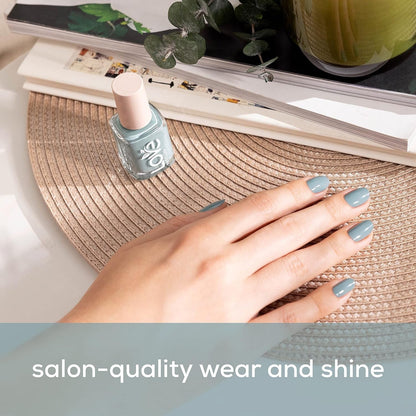 LOVE by  Nail Polish, 80% Plant-based, Salon-Quality, Vegan, White, Blessed Never Stressed, 0.46 Fl Oz
