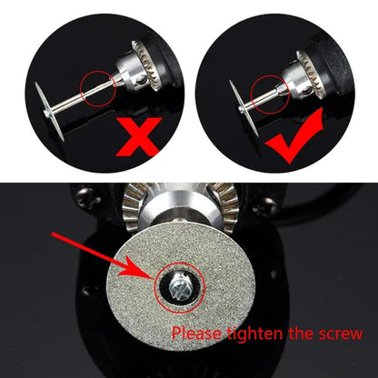 New 1 Pack  12 Pcs Hot Tool Mini Cutting Disc For Rotory Accessories Diamond Grinding Wheel Rotary Circular Saw Blade Abrasive Diamond Disc