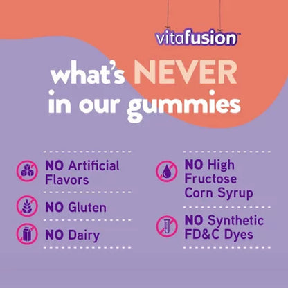 Vitafusion Fiber Well Sugar Free Gummy Vitamin Supplement, 220 Ct.