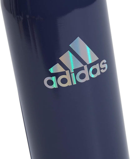 600 ML (20 Oz) Metal Water Bottle, Hot/Cold Double-Walled Insulated 18/8 Stainless Steel, Shadow Navy/Onix Grey/Silver Reflective, One Size