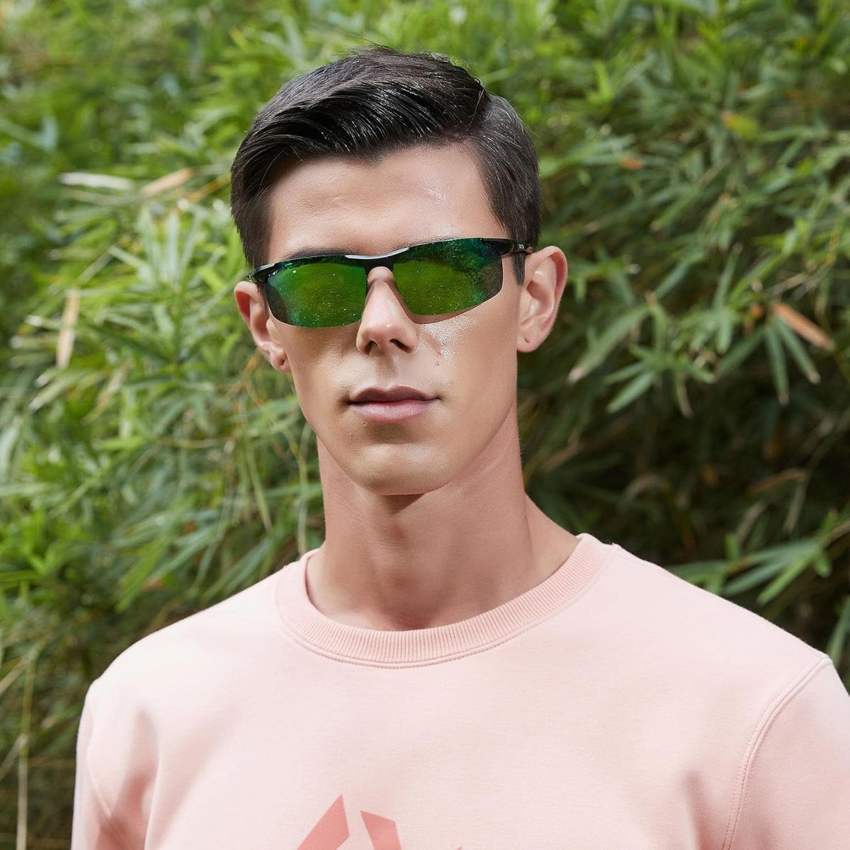 Mens Sports Polarized Sunglasses UV Protection Sunglasses for Men 8177S