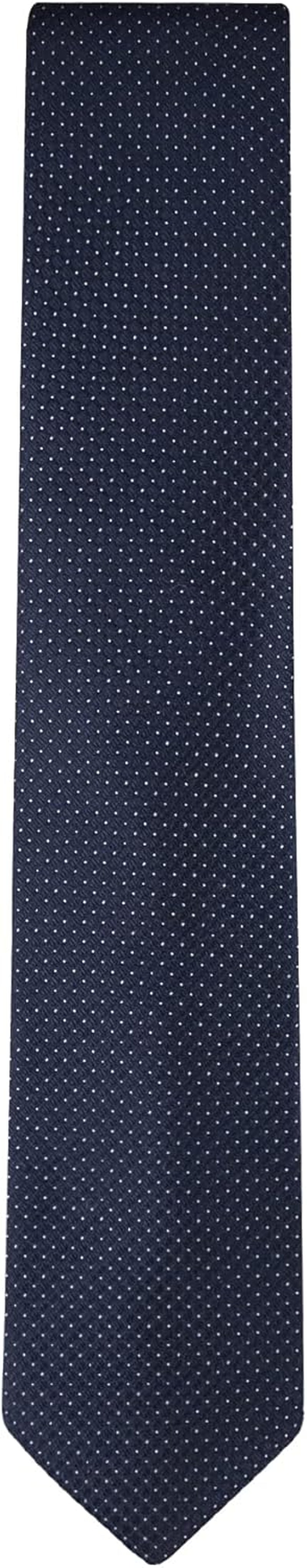 Men'S Classic Navy Blue Solid and Pattern Ties (Standard and Extra Long Sizes)