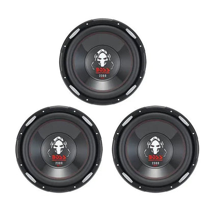3) NEW BOSS P126DVC 12" 6900W DVC Car Audio Power Subwoofers Subs Woofers 4 Ohm