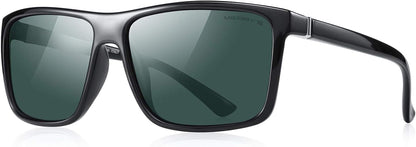 Rectangular Polarized Sports Sunglasses for Men Women Cycling Driving Fishing UV400 Protection S8225