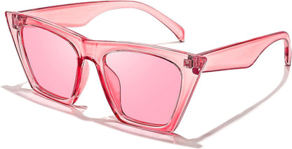 Vintage Square Cat Eye Sunglasses Women Trendy Cateye Sunglasses B2473