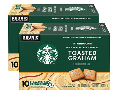K-Cup Coffee Pods, Medium Roast Coffee, Pike Place Roast for Keurig Brewers, 100% Arabica, 6 boxes (60 pods total)