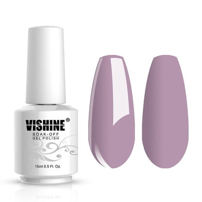 Nail Salon UV Manicure Polish Soak Off Gel Polish Nail Art Glitter White Smoke(788)