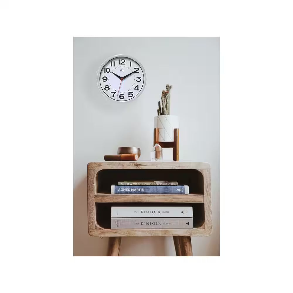 White Metro Wall Clock