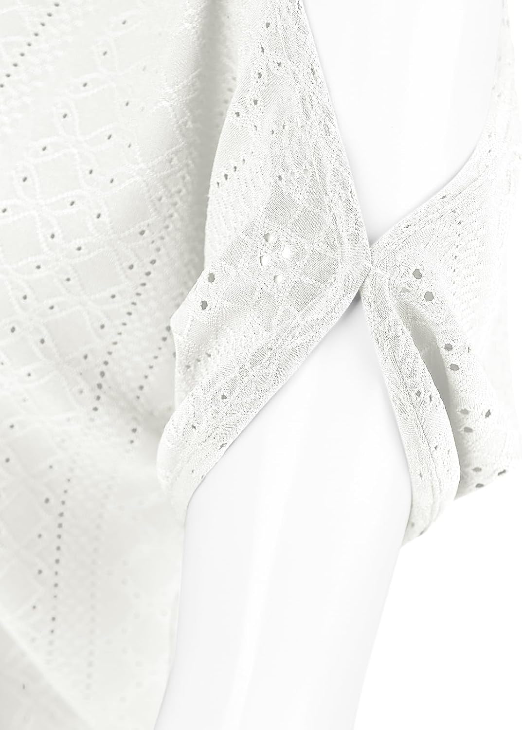 Women Cold Shoulder O-Neck Short Sleeve Loose Fit Summer Shirt Blouse Tops