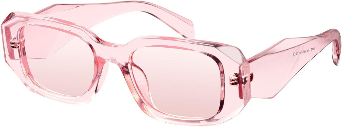 Trendy Rectangle Sunglasses for Women Men-Goulding