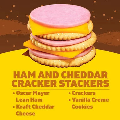 Lunchables Cracker Stackers Snack Kit Variety Pack, 6 Pk.