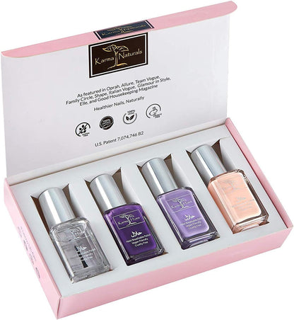 Beautiful Halal Nail Polish Set- Non-Toxic Nail Art, Vegan and Cruelty-Free Nail Paint