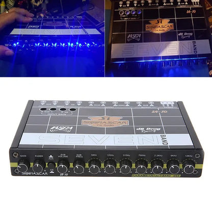 Car Audio 7 Band Equalizer Modified Car EQ Equalizer Class Fever Audio Car Tuner ENC