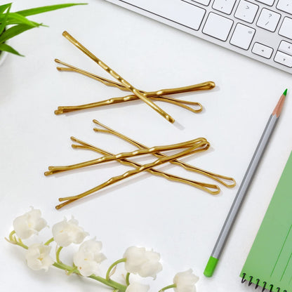 2.75"Long Bobby Pins for Thick Hair, 120PCS Large Bobby Pins Blonde for Women Girls with Box