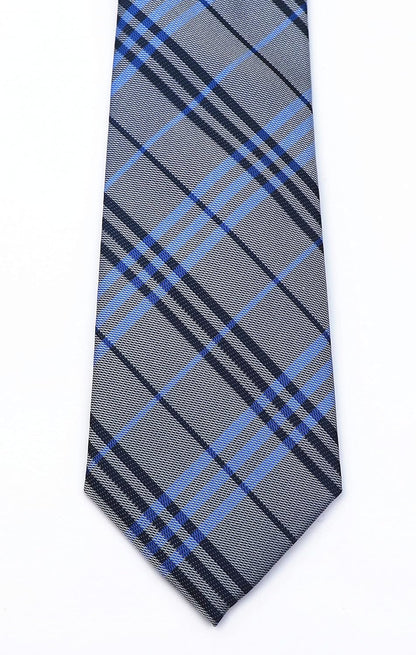 Men'S Gingham Check Stripe Ties Pattern Business Formal Designer Neckties 3.15"