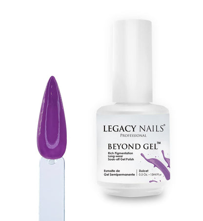 Professional Beyond Gel Soak-Off Nail Gel Polish Full Coverage Highly Pigmented Gel Nail Polish (BEYOND GEL - NATURAL 1/2 OZ)