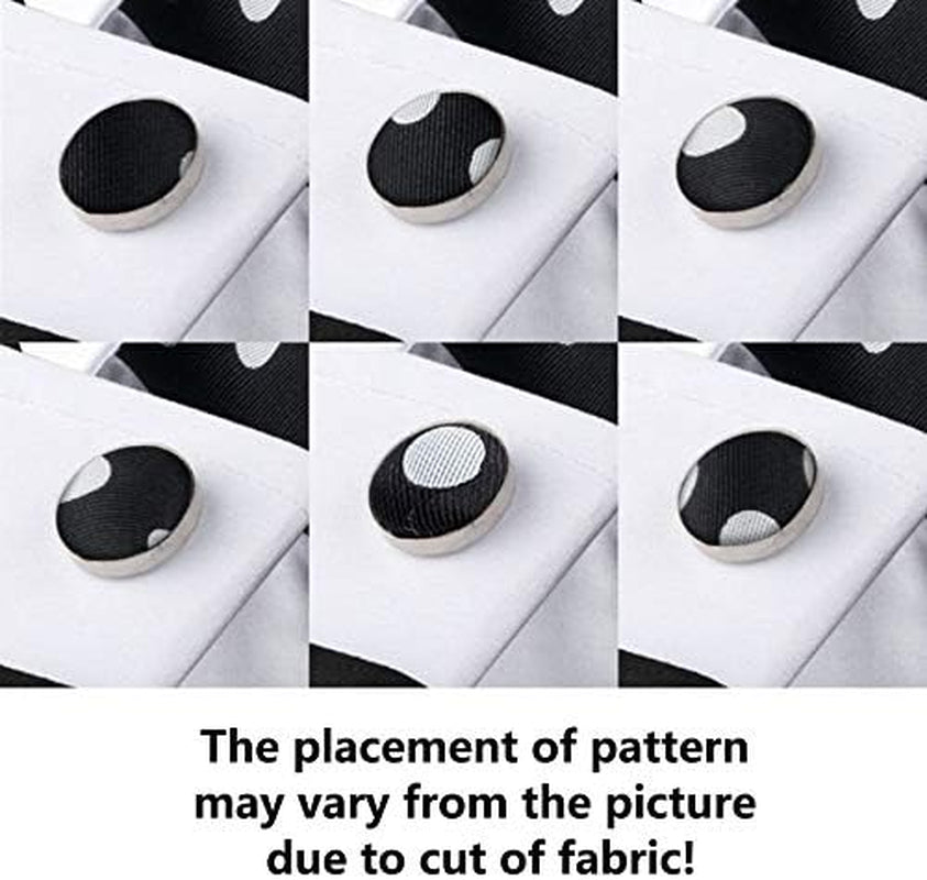 Men'S Tie Set Polka Dot Handkerchief Cufflinks Plaid Fashion Neckties Wedding Business
