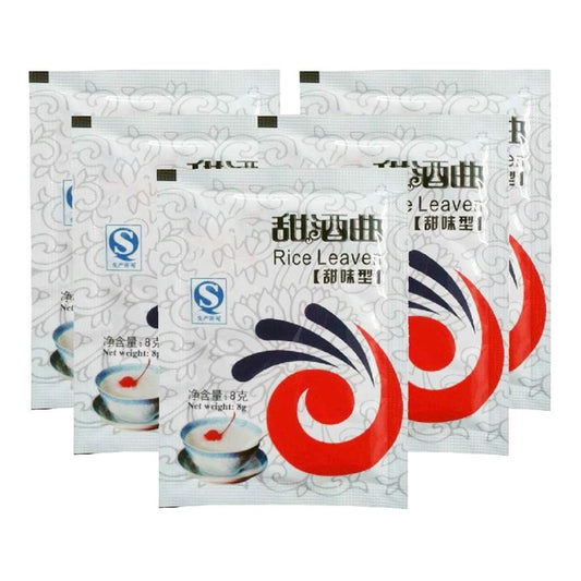 5 Packs Chinese Sweet Rice Wine Fermentation Starter Leaven Powder Making Home