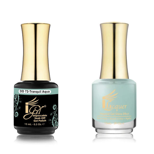 Igel - 100% Pure Gel Nail Polish - Dip & Dap Collection (DD072 - Tranquil Aqua)